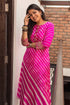 Silk Leheria Tunic With Embroidery
